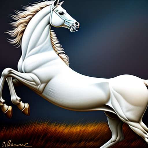 Horse Lover's Midjourney Prompt: Personalized Equestrian Art - Socialdraft