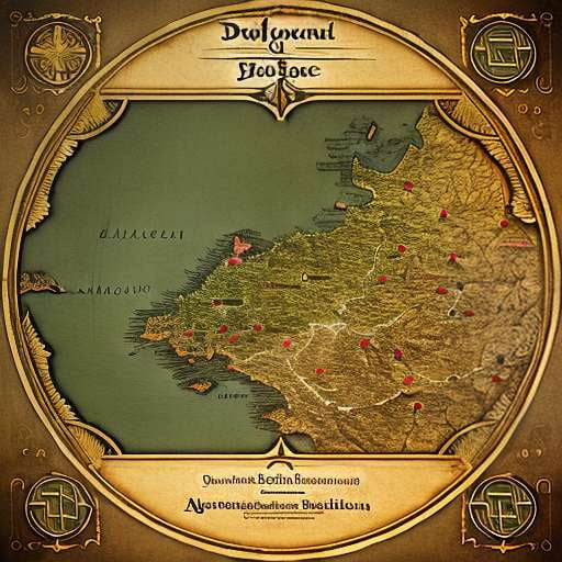 Dragon Age World Map Midjourney Prompt - Socialdraft