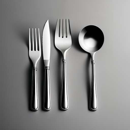 Classic Style Utensil Set Midjourney Creation by [Name of Artist or Creator] - Socialdraft
