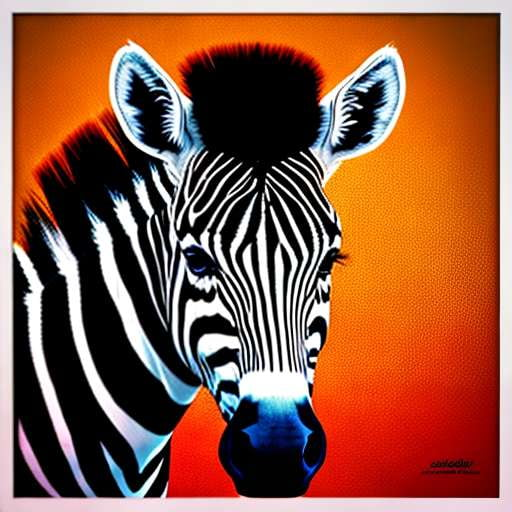 Savannah Sunset Mandala Zebra Midjourney Prompt - Socialdraft