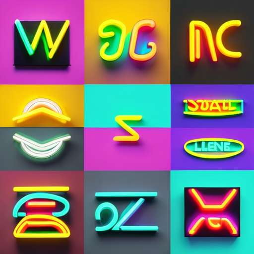 Tropical Neon Logo Midjourney Prompts for Custom Design - Socialdraft