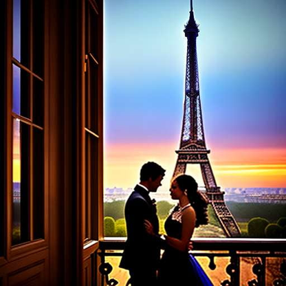Romantic Paris View Midjourney Prompt - Create Your Own Unique Masterpiece - Socialdraft