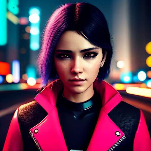 Cyberpunk Portrait Midjourney - Customize Your Futuristic Avatar - Socialdraft