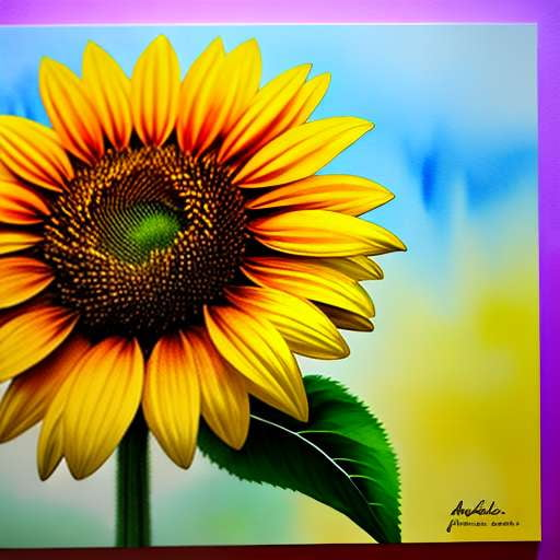 Sunflower Midjourney Prompt: Create Your Own Stunning Yellow Sunflower Masterpiece - Socialdraft