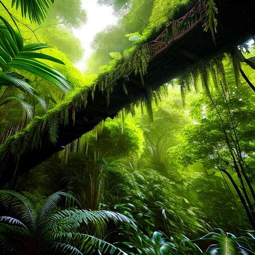Rainforest Canopy Midjourney Image Prompt - Socialdraft