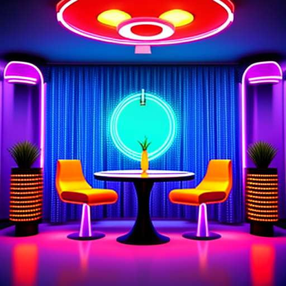 Funky Dining Room Decor Midjourney Prompt - Customizable and Unique - Socialdraft