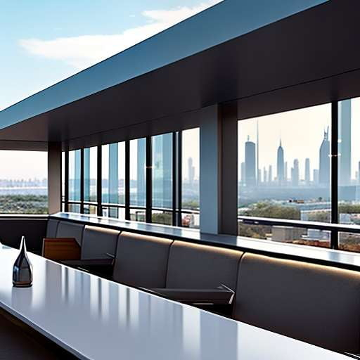 "Sky High Dining" Midjourney Prompt for Rooftop Restaurant Image Creation - Socialdraft
