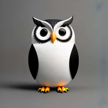 Midjourney Owl in Tuxedo: Customizable Text-to-Image Prompt - Socialdraft
