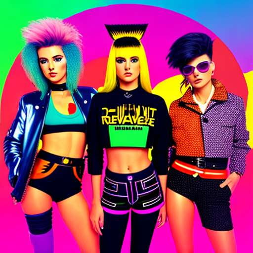 80s Pop Culture Fashion Midjourney Prompt: Create Your Own Retro Look - Socialdraft