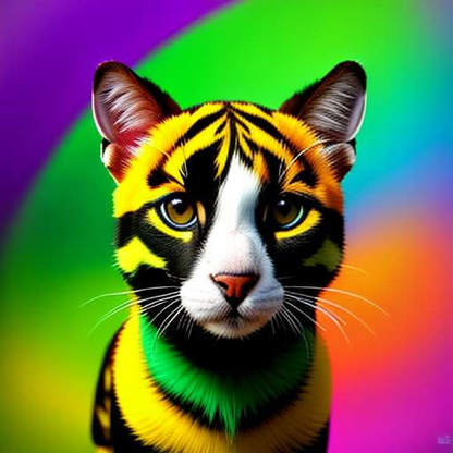 Jungle Exotic Pet Portrait Midjourney Prompt: Customizable Image Generation - Socialdraft