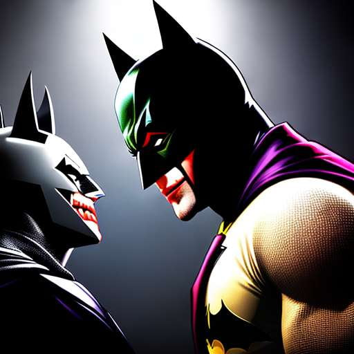 "Create Your Own Epic Batman vs. Joker Battle Scene with Midjourney" - Socialdraft