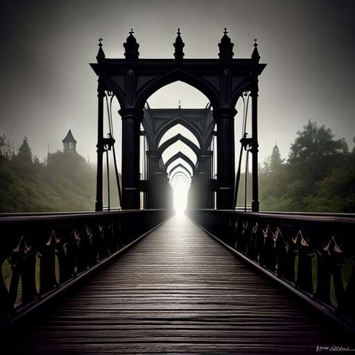Gothic Bridge Midjourney Image Prompt for Custom Art Creation - Socialdraft