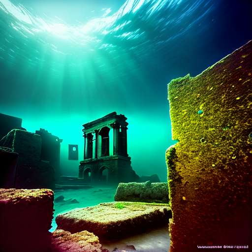 "Underwater Ruins" Midjourney Prompt - Customizable Text-to-Image Creation - Socialdraft