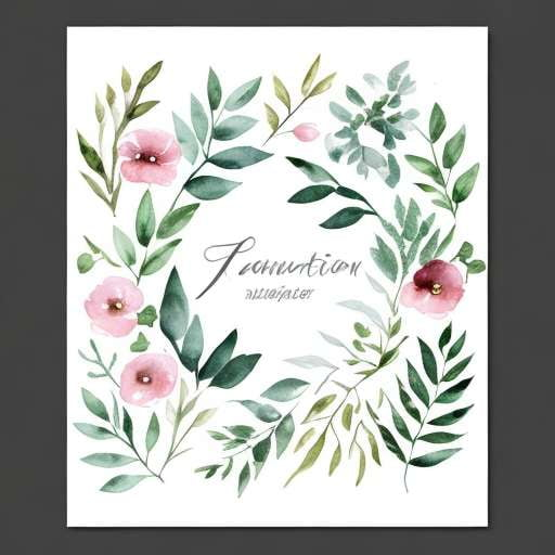 Watercolor Clip Art Collection: Delicate and Minimalist Designs for Your Projects - Socialdraft