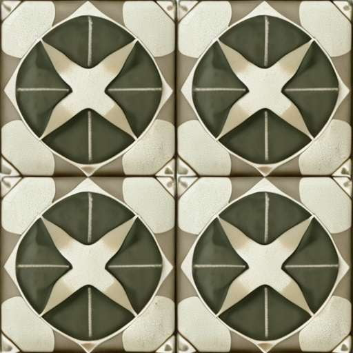 Vintage Retro Pattern Tiles for Unique Interior Design - Socialdraft