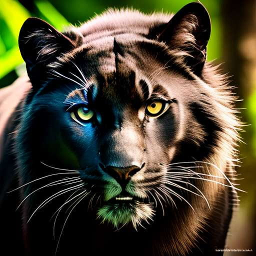 Black Panther Stalk Midjourney Image Creation Prompt - Socialdraft