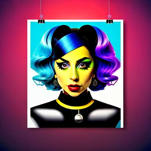 "Gaga Concert Poster Midjourney Prompt: Create Your Own Unique Masterpiece" - Socialdraft