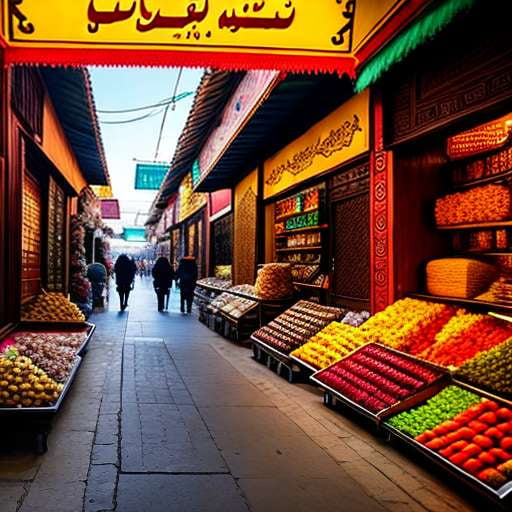 Moroccan Bazaar Midjourney Prompt featuring Entei - Socialdraft
