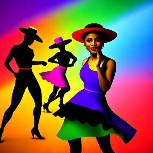 Diverse Dance Midjourney Illustration Prompt - Socialdraft