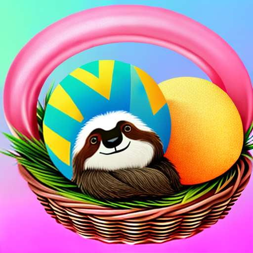 Easter Sloth Midjourney: Create Your Own Adorable Sloth with Easter Eggs! - Socialdraft