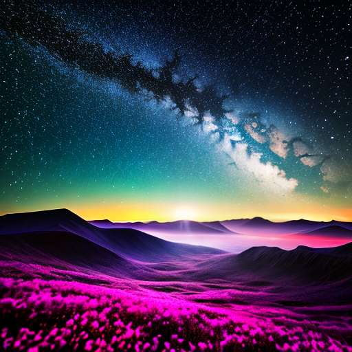 "Starry Sky" Midjourney Image Prompt - Create Your Own Cosmic Masterpiece! - Socialdraft