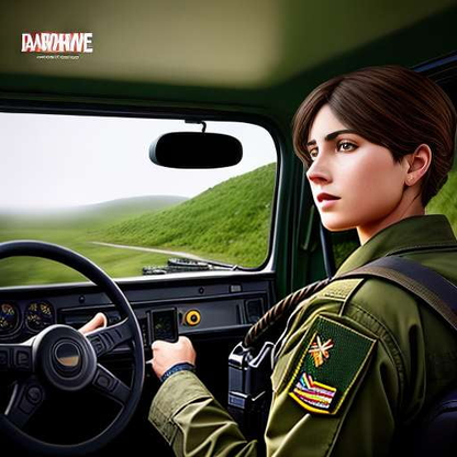 Military Vehicle Interior Portrait Midjourney Prompt - Customizable Image Generation - Socialdraft