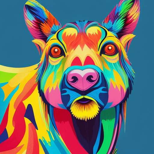 Colorful Animal T-Shirt Designs - Customize Your Midjourney Prompts - Socialdraft