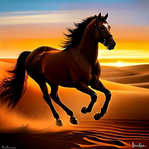 Arabian Horse Midjourney Image Prompt: Create Your Stunning Equine Artwork - Socialdraft