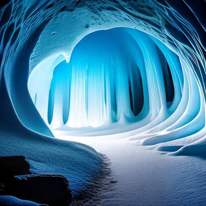 Ice Cave Midjourney Prompt: Create Your Own Arctic Adventure - Socialdraft