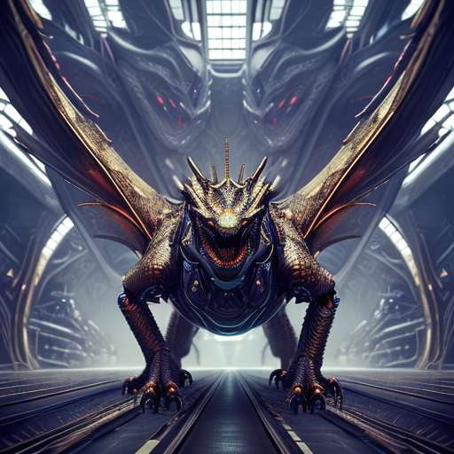 "DragonBots: Create Your Own Robotic Dragons with Our Midjourney Prompts" - Socialdraft