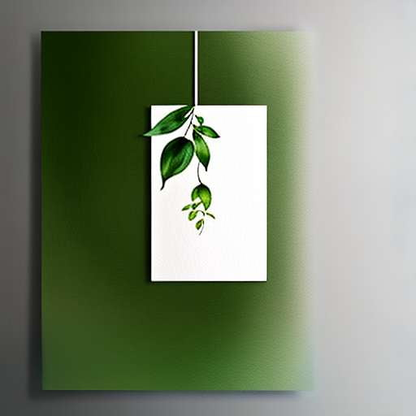 "Hanging Plant Portrait" Midjourney Prompt - Customizable Text-to-Image Creation - Socialdraft