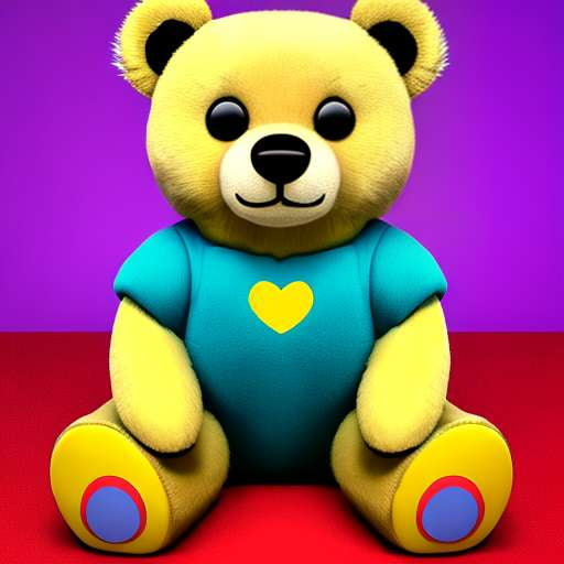 Teddy Bear Onesie Midjourney Creation - Customizable Teddy Bear Design for Crafting and DIY - Socialdraft