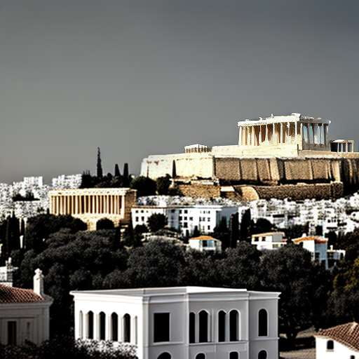 Athens Cityscape Midjourney Prompt - Customizable Text-to-Image Art Creation - Socialdraft