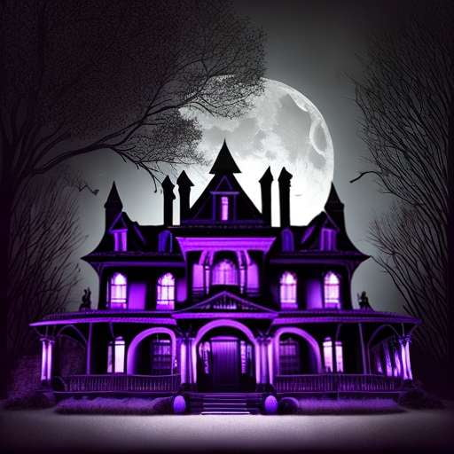 Spooky Moonlit Halloween Midjourney Prompt - Socialdraft