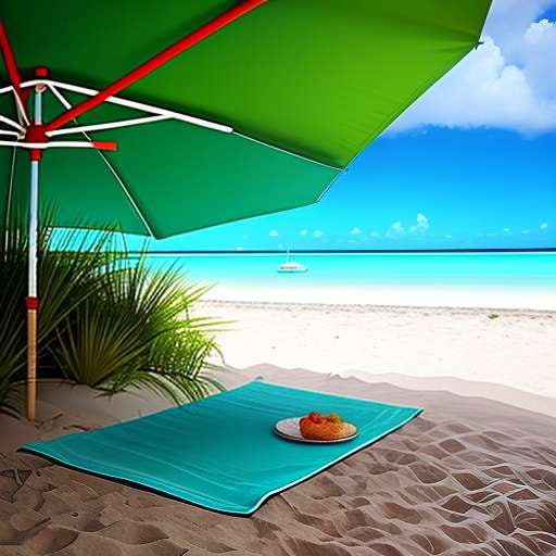 Beach Tanning Midjourney Prompt - Create Your Own Tropical Paradise Image - Socialdraft
