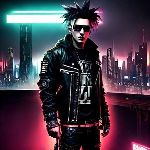 Cyberpunk Grunge Fashion Midjourney Generator - Socialdraft