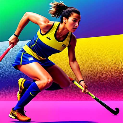Olympic Field Hockey Midjourney Tribute: Customizable Text-to-Image Prompts - Socialdraft