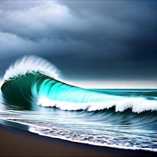 Stormy Oceanfront Coaster Midjourney Prompt - Text to Image Art - Socialdraft