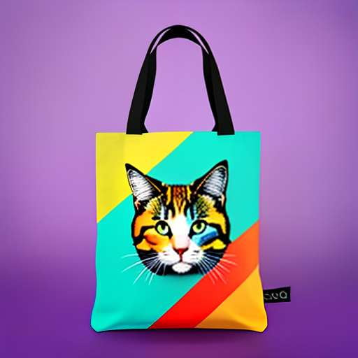 Custom Pet Illustration Tote Bag - Midjourney Image Prompt - Socialdraft