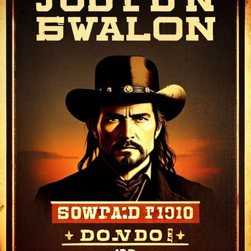 Wanted Outlaw Midjourney Reward Poster Creation Prompt - Socialdraft