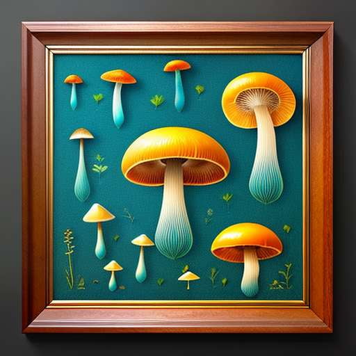 Mushroom Gouache Midjourney: Customizable Illustration Prompts - Socialdraft