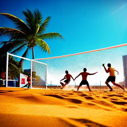 Beach Soccer Midjourney: Create Your Own Action-Packed Masterpiece - Socialdraft