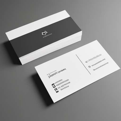 monochrome business card inspiration