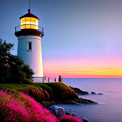 Lighthouse View Midjourney Prompt - Create your own Scenic Masterpiece! - Socialdraft