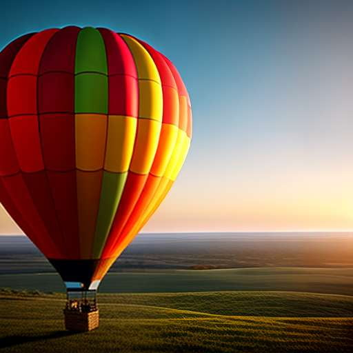 "Desert Adventure" Midjourney Hot Air Balloon Prompt - Socialdraft