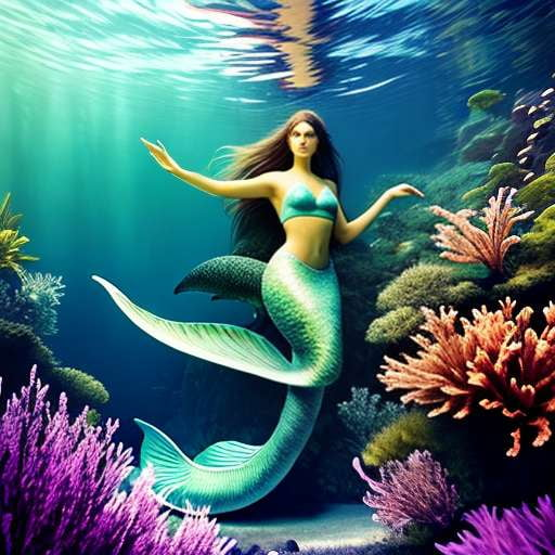 Mermaid's Lagoon Midjourney Prompt - Create your own Underwater Paradise - Socialdraft