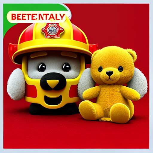 "Firefighter Fun" Nursery Midjourney Prompt - Customizable Text-to-Image Model - Socialdraft