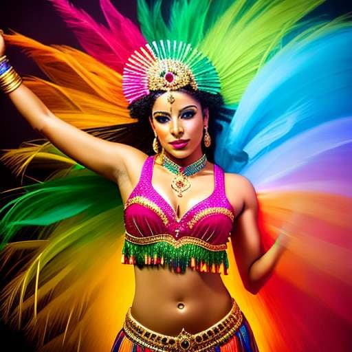 Samba Belly Dancing Midjourney: Customizable Prompts for Your Own Choreography - Socialdraft