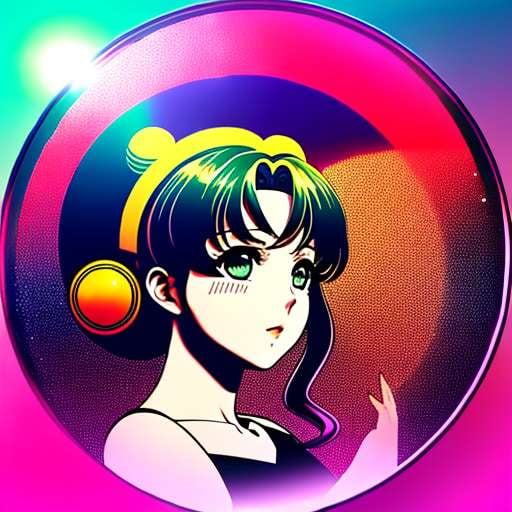 Glittering Sailor Moon Mirrorball Midjourney Prompt Kit - Socialdraft