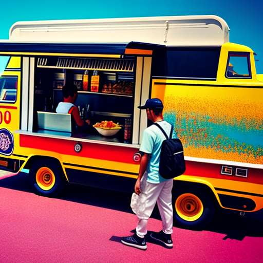 Ecuadorian Food Truck Portrait Midjourney Prompt - A Deliciously Unique Image for Your Creative Journey - Socialdraft